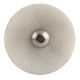 White Stone Tulip Cabinet Knobs